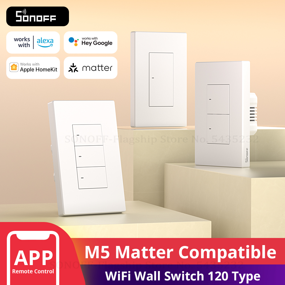 Sonoff Basic - Sonoff M5 Matter Wifi Smart Wall