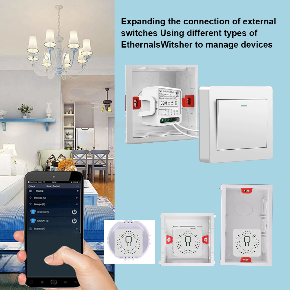 Tuya WiFi Smart Switch 1/2/3/4 - Smart Relay Tuya recensie en prijs