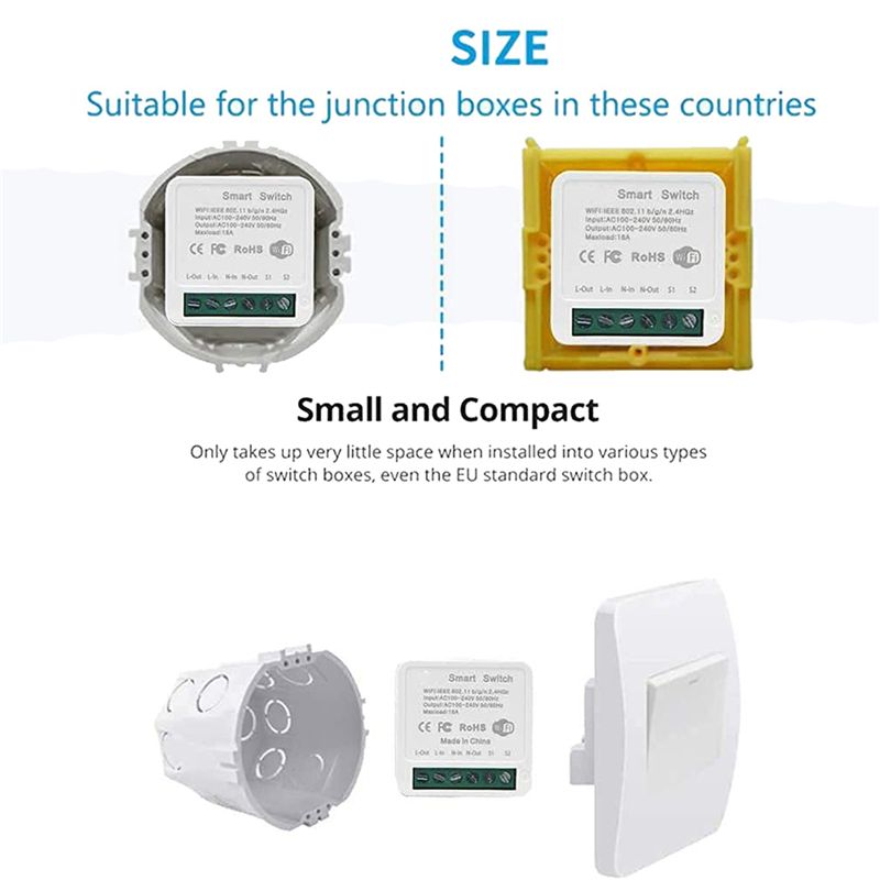 10X Mini Smart Wifi-relais, do - Smart Relay Tuya recensie en prijs